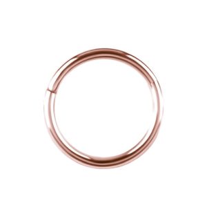 18k gold hinged clicker ring piercing jewelry