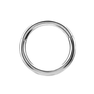 18k gold hinged clicker ring piercing jewelry