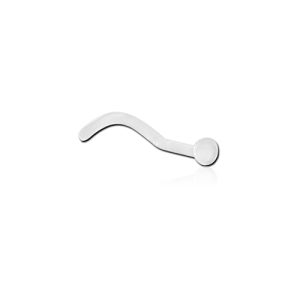 bioplast nose stud retainer spiral piercing jewelry