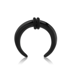 black steel circular claw piercing jewelry