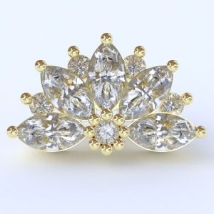 shanga gioielli 18k gold attachment jewelled crystal gem ornamental piercing jewelry dolomiti extra