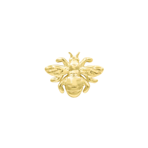 junipurr 14k gold threadless attachment piercing jewelry bee holier