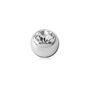 steel jewelled ball externally threaded piercing