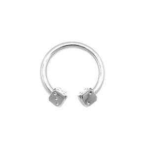 steel bracelet jewelry lucky dice