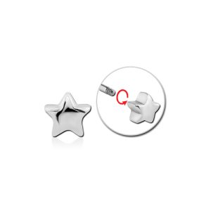 steel star attachment externally threaded piercing