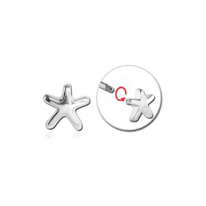 steel star attachment externally threaded piercing