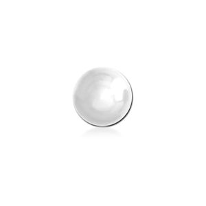 acrylic uv ball attachment externally threaded piercing