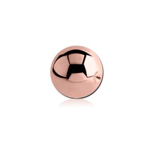 steel rose gold clip in ball for ball closure ring