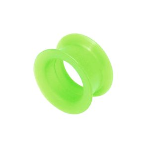 silicone stretched earlobe tunnel piercing jewelry
