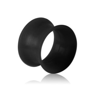 silicone stretched earlobe skin tunnel piercing jewelry