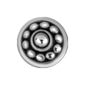 steel shield ornamental attachment internally threaded piercing