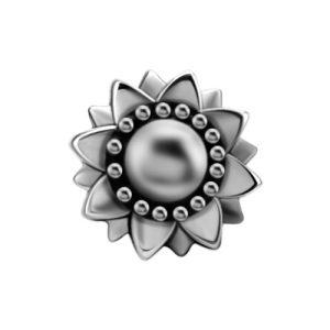 steel sunflower attachment internally threaded piercing