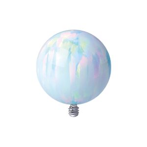 titanium opal ball attachment internally threaded piercing