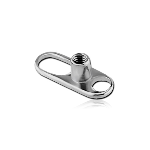 titanium microdermal dermal anchor base