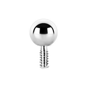 titanium mini ball attachment internally threaded piercing