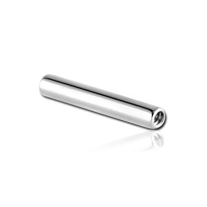 titanium internally threaded mini barbell base