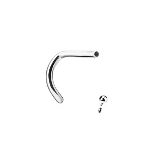 titanium internally threaded nose stud base piercing jewelry