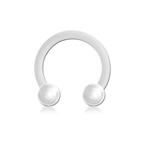 bioplast circular barbell retainer piercing jewelry