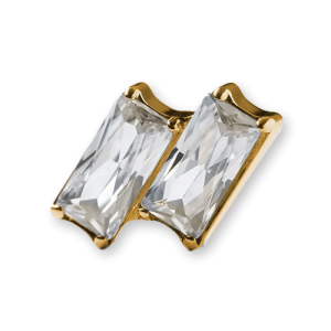 gold plated titanium jewelled prong set attachment piercing internally threaded